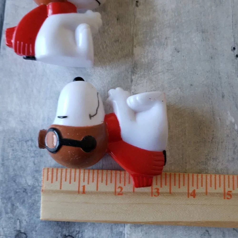 Peanuts Snoopy Flying Ace and Woodstock Plastic Light Covers set of 10